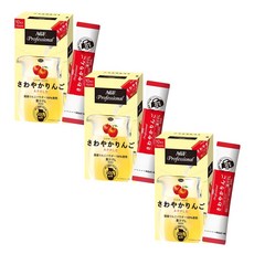 AGF 프로페셔널 상큼한 사과 음료 스틱 500ml용, 3개, 10개입, 18g