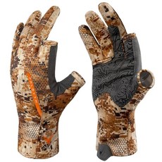추운 날씨와 겨울 카모 장갑을 위한 팔미스 남성용 사냥 장갑, L, 마쉬베일