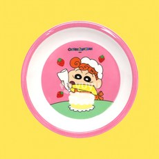 짱구 원형 접시 (17cm) 아동 어린이 멜라민접시