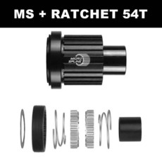 자전거 HG XD 마이크로 스플라인 MTB 도로 프리허브 키트 래칫 Exp 시스템 11 12 속도 드라이버 180 240 350 수리 도구 부품, Ratchet 54T-MS