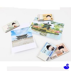 NS 영공방 조립 우드 마그넷 대한민국 지폐 자석마그넷 우드마그넷, 천원