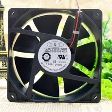TT 냉각팬 1238HH24B-WDB 3HAC029105-002 24V 0.70A ABB 로봇 컨트롤러 12038 120X120X38MM, 한개옵션0