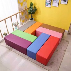 유치원 소파 키즈 카페 어린이집 놀이방 쉼터 소파 벤치 170x40x40 브라운, 170x40x40 다크그린