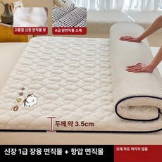 솜매트리스 소프트쿠션 침실용 싱글 학생용 매트리스, 화이트 3.5cm A