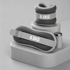 샌드백 각반 운동 달리기 훈련 댄스 손목 발목 웨이트 샌드백 2p 세트 인어미남, 0.5kg, 블랙