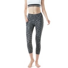 테슬라 요가 하이웨이스트 포켓 8부바지 TM-FYC64