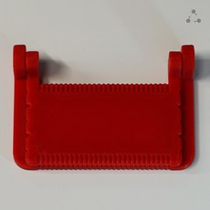 合頁式布藝縫紉工具 高精度DIY鎖邊輔助器, Xj紅色1.5mm針距zX, 1個