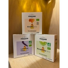 FOUCAUD PARIS 精油組合，含佛手柑、真正薰衣草、乳香精油, 1個, 5ml