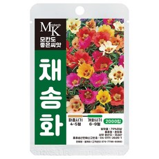모칸도 좋은씨앗 채송화 씨앗 2000립 혼합종 꽃씨 꽃씨앗, 1개