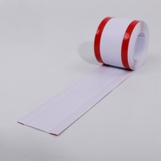 1PC 3미터 케이블 커버 보호대 PVC 자가 접착식 와이어 보호 스트립 내마모성 바닥 정리, 3meters, 하얀색