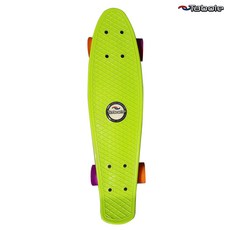 타보 어린이 초등 입문 크루져보드 크루저보드 미니 스케이트보드 크리스마스선물, 라임그린, 1개