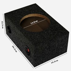 자작 스피커통 북쉘프 박스 스피커 오디오 튜닝, 범용, 6.5인치 초박형, 단일 스피커