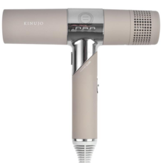 KINUJO 絹女 超遠紅外線美髮吹風機，呵護秀髮，快速吹乾，輕巧便攜, 摩卡色