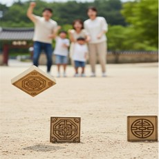 엘디자인 전통 비석치기세트 3P 비석치기놀이