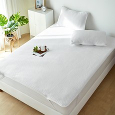 멜로웨이 차숨 듀라론 냉감소재 쿨매트 침대패드, V자, 육각