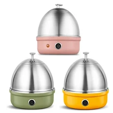 多功能蒸蛋器，簡約設計, 黃色