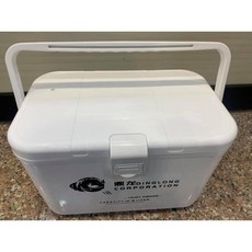漁魂釣具行 12.8L 保溫保冷活餌桶 活蝦桶 打氧桶 冰箱, 白色, 1個