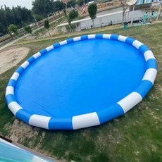 물놀이 에어바운스 수영장 야외 미끄럼틀 워터파크 5x6, 원지름7미터높이60cm에어펌프수리
