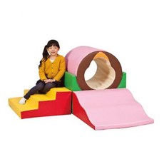 (올핀) 코리아 - KS1435-1 눈사람 터널 통과하기 세트놀이/신체발달놀이/매트/유아체육매트