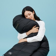 브리니아 거위털 침낭 차박 구스 동계 캠핑, 01_노아 블랙 (Noah Black), 1개