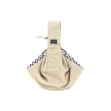 강아지 포대기 슬링백 강아지가방 슬링백 포대기 이동가방 안전한 버클 반려동물, 1개, 베이지