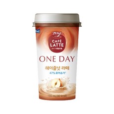 매일 원데이 헤이즐넛 라떼, 190ml, 12개