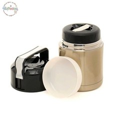 휴대용 보온죽통 골드 800ml 죽통 보온도시락 세트 보온용기 이유식통 태풍마켓