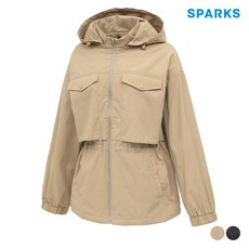 디즈니골프 봄 여성 허리스트링 후드 편안한 사파리 점퍼 (2colors)