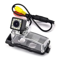 ASATAH 닛산 Tiida/Versa 해치백/리비나/그랜드 리비나/펄서/350Z/ 370Z/ 페어레이디 Z & 차량 카메라 방수 리버싱 백업 (8 LED) 318422 444, 12 LED 각도 조절 가능