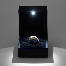 LED 쥬얼리 반지 케이스 블랙 선물박스 반지보관함iri8+4aKx