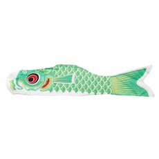 70cm 코이 노보리 잉어 바람 양말 코이노보리 화려한 물고기 깃발 걸이 벽 장식, 초록의, 초록의