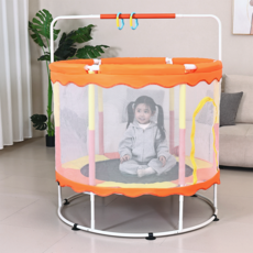 원형 어린이 안전 트램펄린 아기 방방이, 오렌지