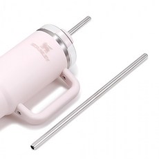 스탠리 전용 스텐빨대 대용량 텀블러용 긴 빨대, 단품