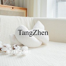【TangZhen】등받이쿠션 허리쿠션 베개 인디언 흑백 미로 시리즈, 베갯잇+베갯속, 흰색 비틀림, 1개