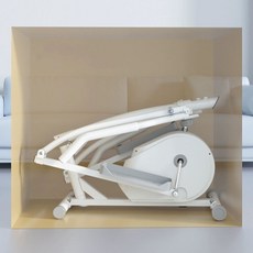 일립티컬 가정용 유산소 실내 좌식 스텝퍼 다이어트 천국의계단 걷기 조절 워커 저항, 접이식 화이트 ( 불필요), 기본 모델명/품번