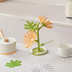 [이벤트 특가50%OFF! ] 탈부착 데이지 매트 열 방지 매트 양면 미끄럼 방지 탈부착 식탁 매트 문예 스타일/미관/장식 용품, 노란색