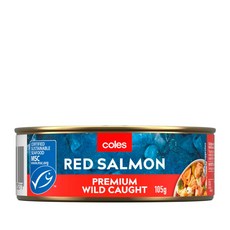 콜스 레드 연어 살몬 Coles Red Salmon, 1개, 105g
