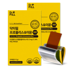 닥터필 프로폴리스이뮨 프로 면역 필름, 9.5g, 2개