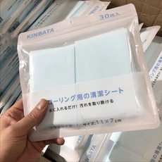 KINBATA 地板清潔濕巾 11x7cm, 1個, 地闆清潔片30枚/包