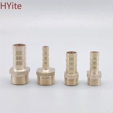 황동 파이프 피팅 19MM 호스 10MM 6MM 4MM 12MM 8MM, 1/8, 1개