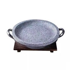 불판 업소용 전골 삼겹살 전골냄비 돌판 돌솥 대리석, 돌솥 22cm