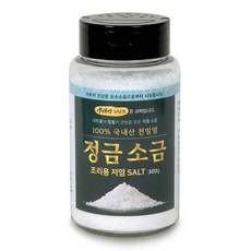 양념방 국내산 신안 저염 천일염 정금소금 간수 제거 (저염식 조리용) - 300g 환자식 전남 건강소금 솔트 핑크 음식용 꽃소금 가는소금 정제 구운소금, 단품, 1개