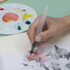 로컬코리아 워터브러쉬 물붓 중 수채화재료