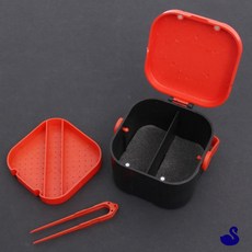 NS 생미끼 케이스 레드 밑밥통 낚시채비