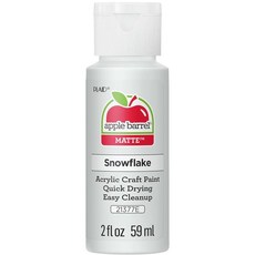 Apple BARREL 배럴 다양한 색상의 아크릴 물감(59ml/2온스) 20595 콩코드 그레이프, 2액량 온스 (1병), 눈송이