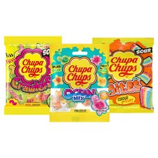 츄파춥스 오션믹스 젤리 60g x 30봉/사워바이츠/크롤러, 츄파 사워크롤러 60g x 30봉, 30개