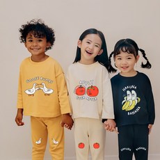 슈슈페 위티버디 맨투맨 세트 아기 유아 키즈 상하복 세트 어린이집 등원룩 데일리룩 가을겨울