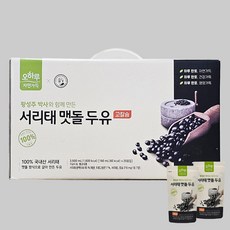 PicknGO 오하루 서리태 맷돌 두유 PG0036, 180ml, 20개
