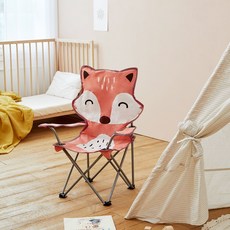 코아코아 아기 캠핑의자 유아 어린이 접이 의자, 라이언
