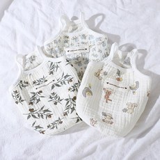 멍담 강아지 고양이 순면 실내복 잠옷, 1개, 베이비 애니멀(나시)